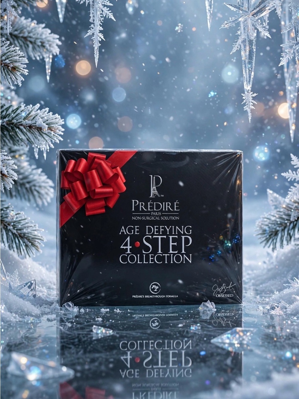 Prédiré Age Defying 4-Step Collection Serum & Face Oil Set - Black & Red